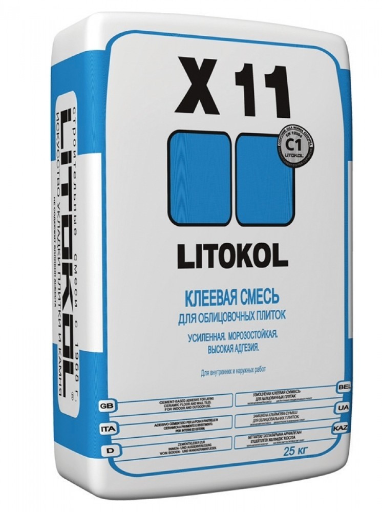 Клей для укладки плитки LITOKOL X11 25 кг