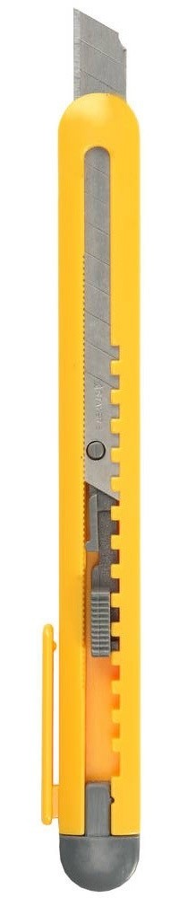 Нож STAYER "STANDARD" с выдвижным сегментированным лезвием, 9 мм, 0901