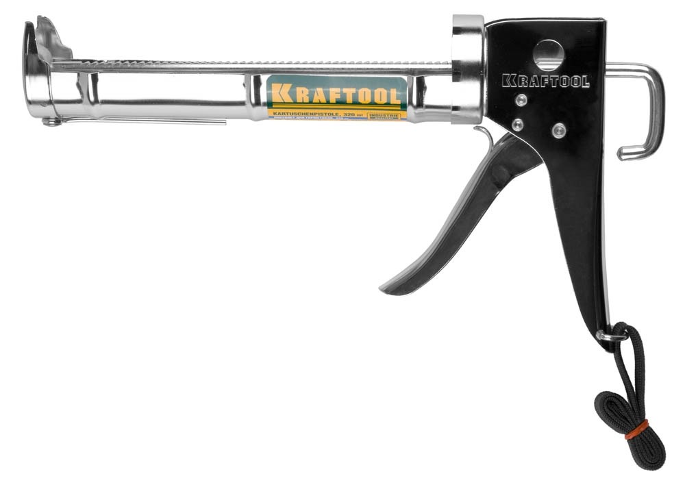Пистолет для герметиков KRAFTOOL "INDUSTRIE" полукорпусной 320 мл, 06671_z01